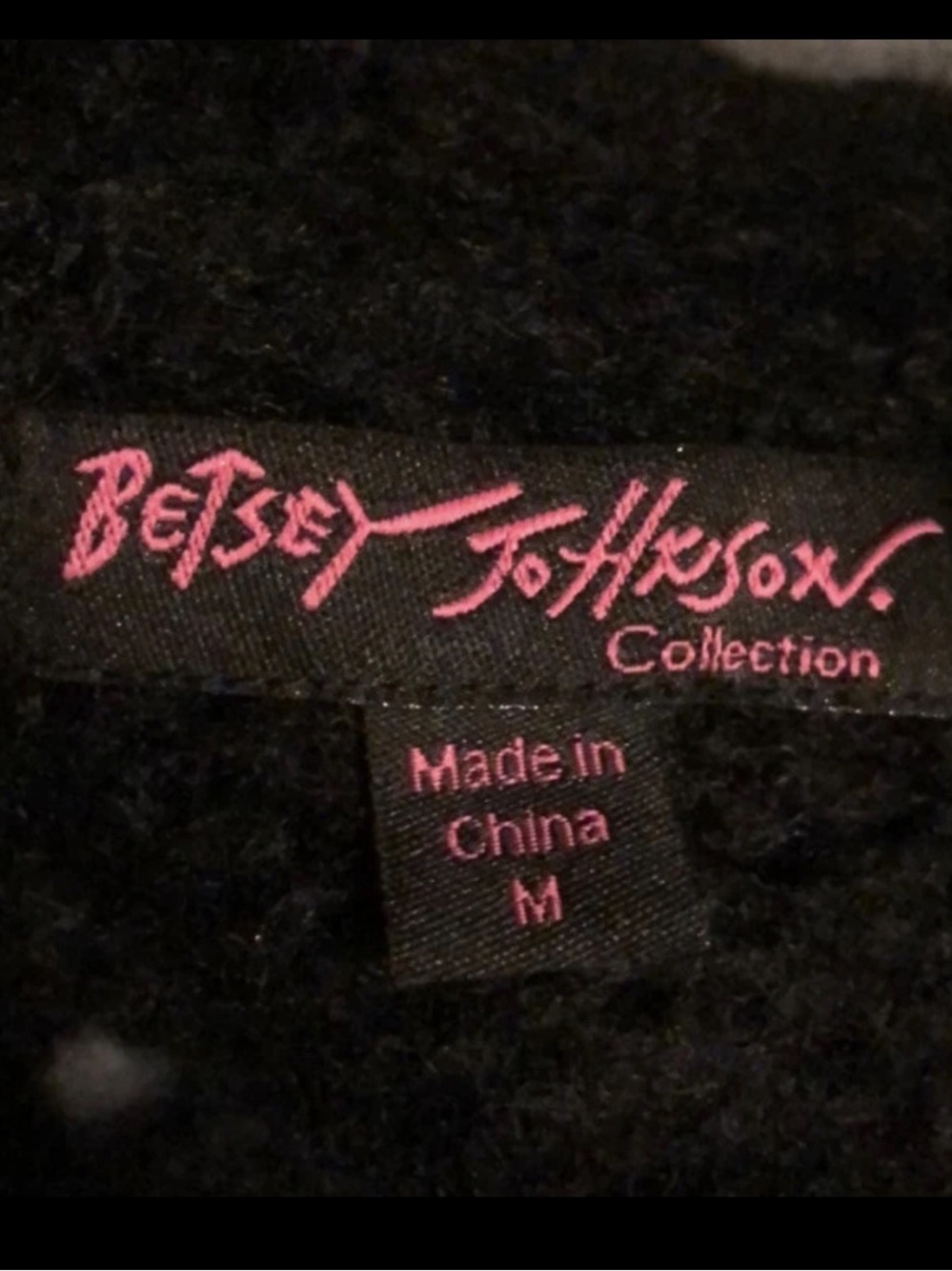 Vtg Betsey Johnson RUNWAY mohair lace ruffle sweater 90s cardigan anthro UO flor - Picture 6 of 11